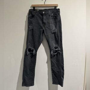 Levi’s 512 Men’s Skinny Distressed Jeans – (W33 L32)